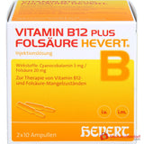 Hevert Vitamina B12 più Acido Folico soluzione iniettabile, 2 x 10 fiale