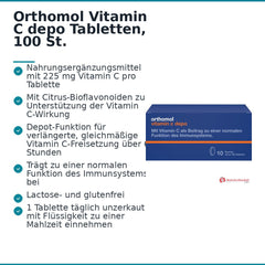 Orthomol Vitamin C depo Tabletten, 100 St..