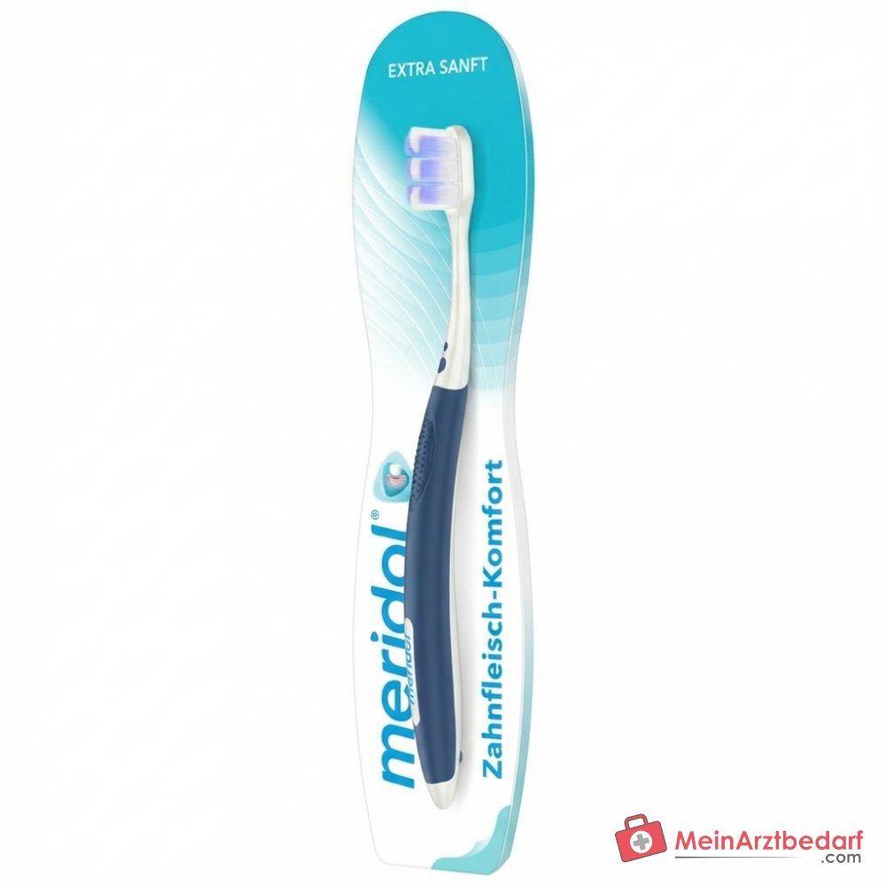 Brosse à dents confort gencives meridol extra douce, 1 unité.