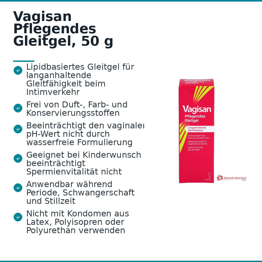 Vagisan Pflegendes Gleitgel, 50 g.
