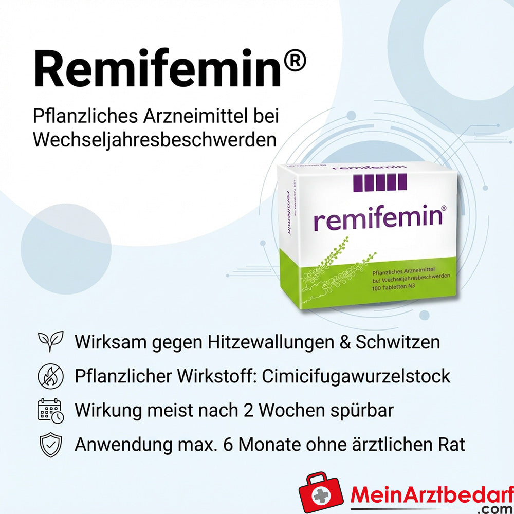 Remifemin Tabletten Trockenextrakt aus Cimicifugawurzelstock 2,5 mg