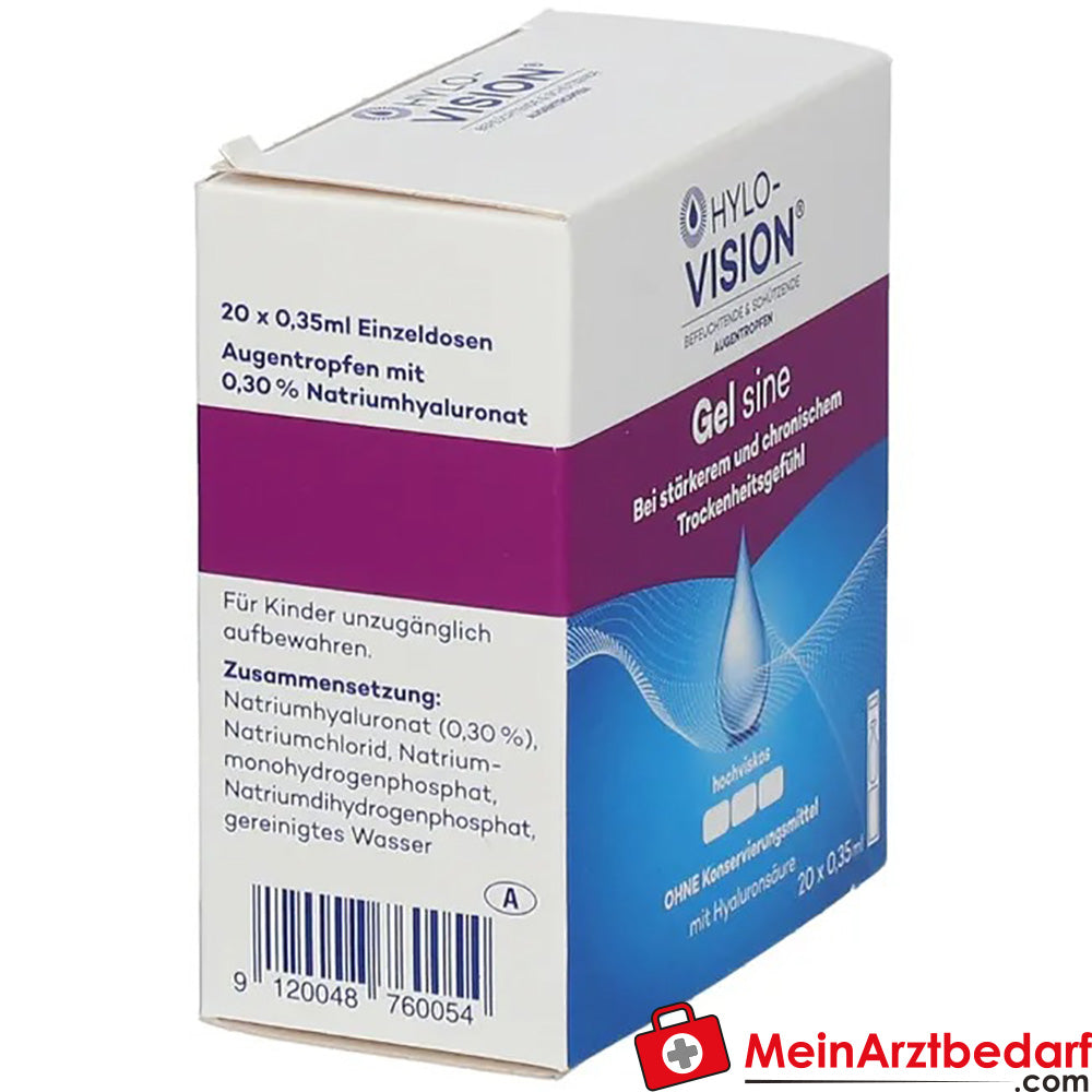 HYLO-VISION® Gel sine, 7ml.