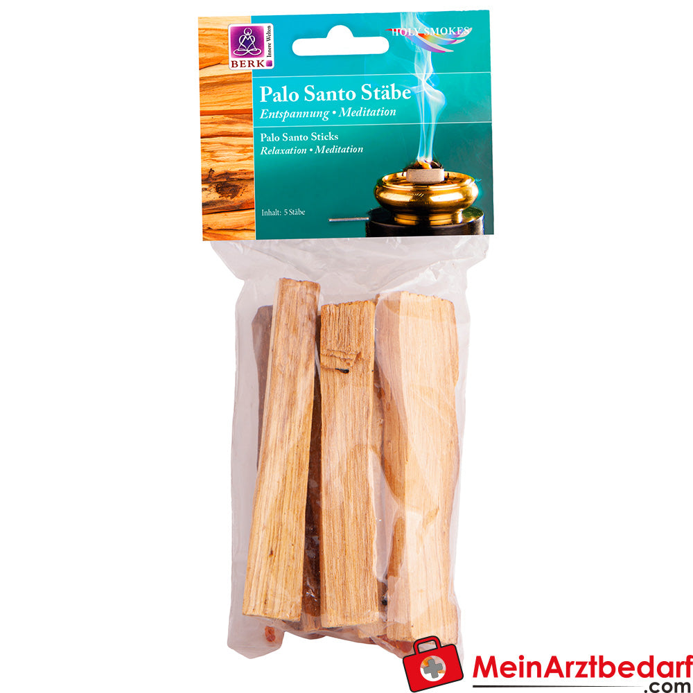 Berk Palo Santo Holzstäbe, 5 Stück.