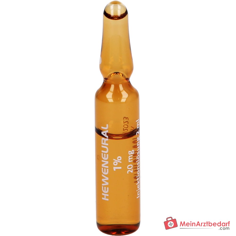 Hevert Heweneural 1% solution injectable, 100 x 2 ml