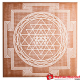 Berk Energiebild Shri Yantra aus MDF.