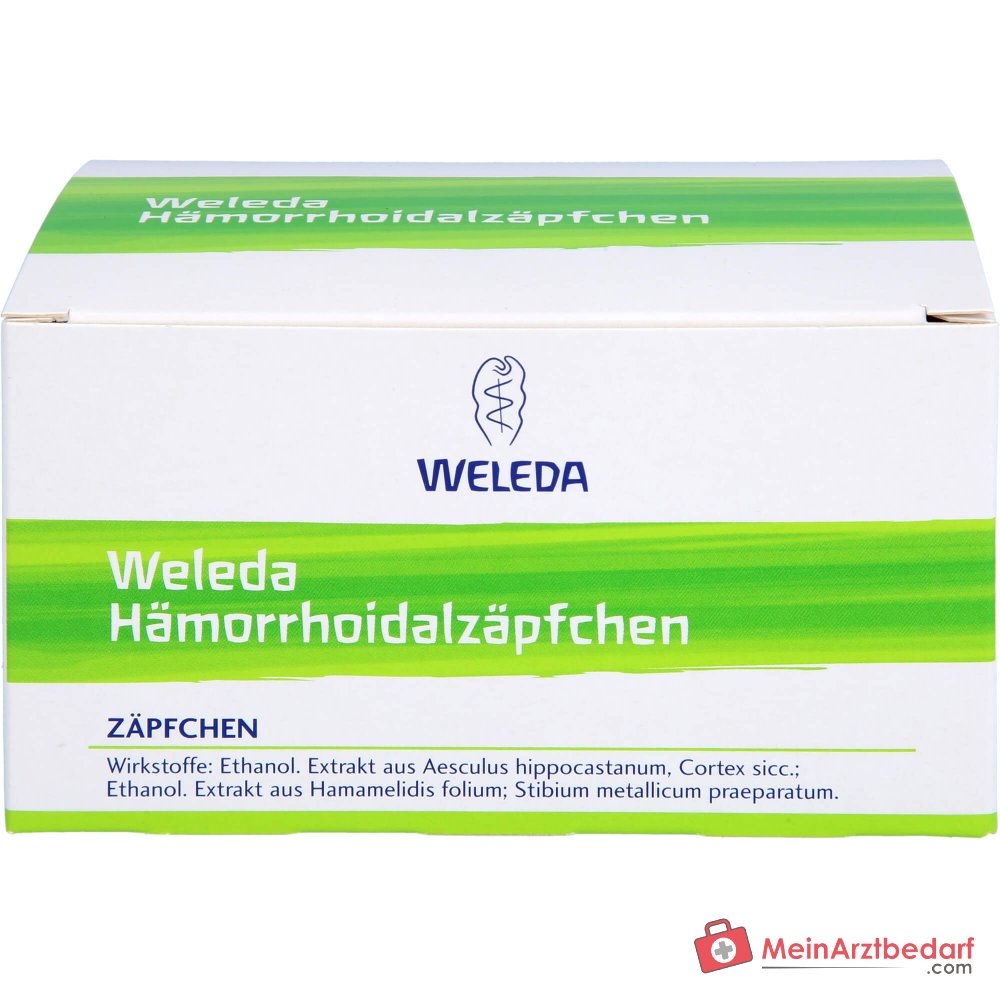 Weleda Aambeien Zetpillen Suppositoria, 50 stuks, 50 stuks