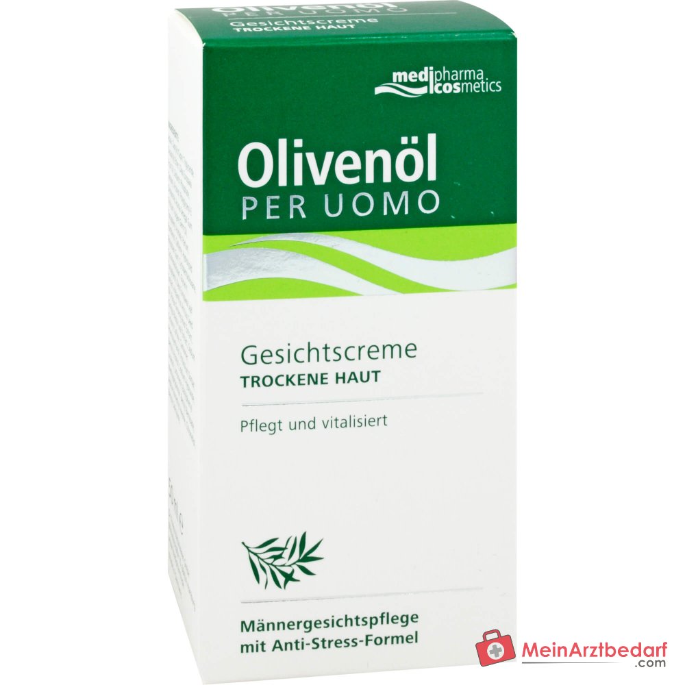 medipharma cosmetics Olijfolie Per Uomo Gezichtscrème, 50 ml
