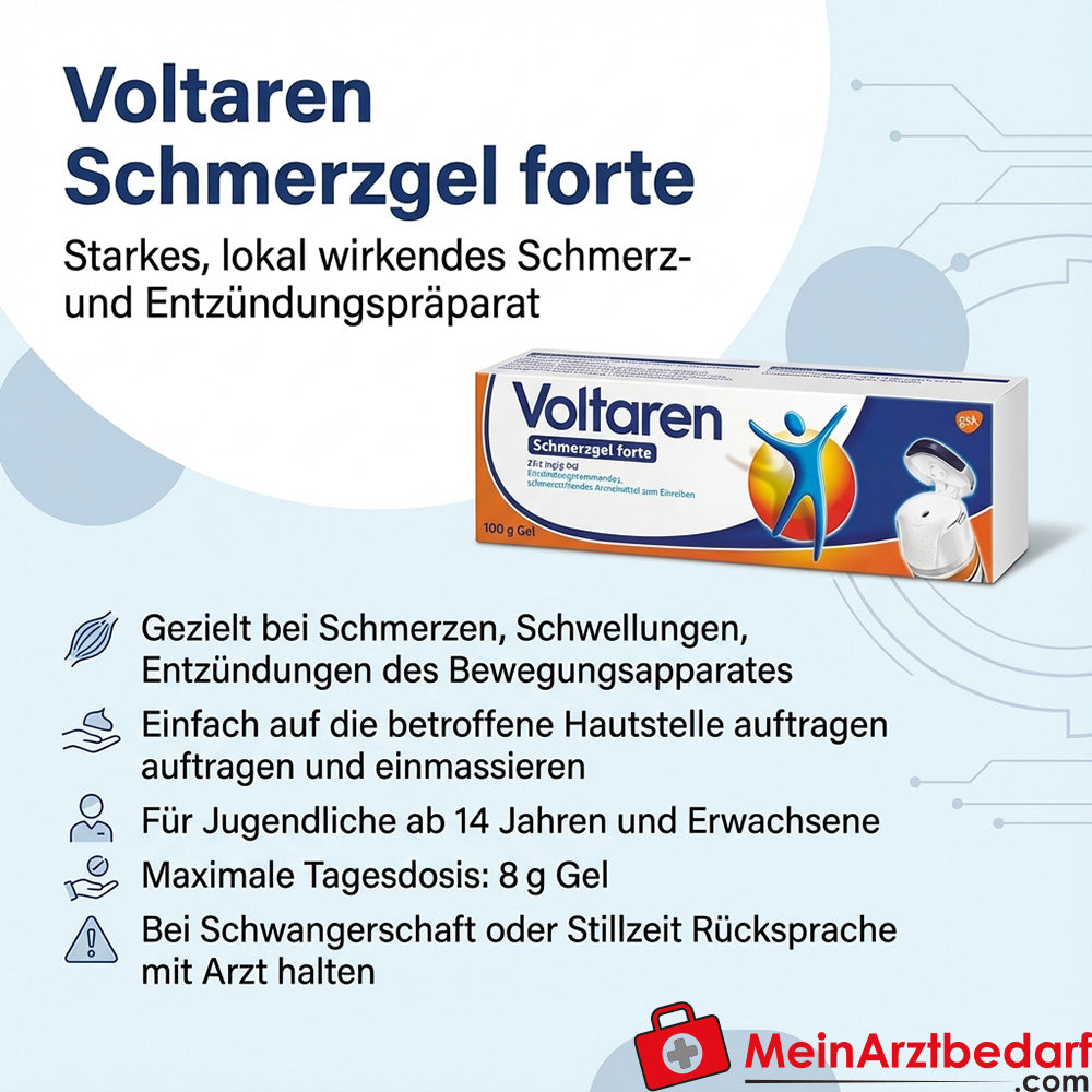 Voltaren Schmerzgel forte 23,2 mg/g Gel