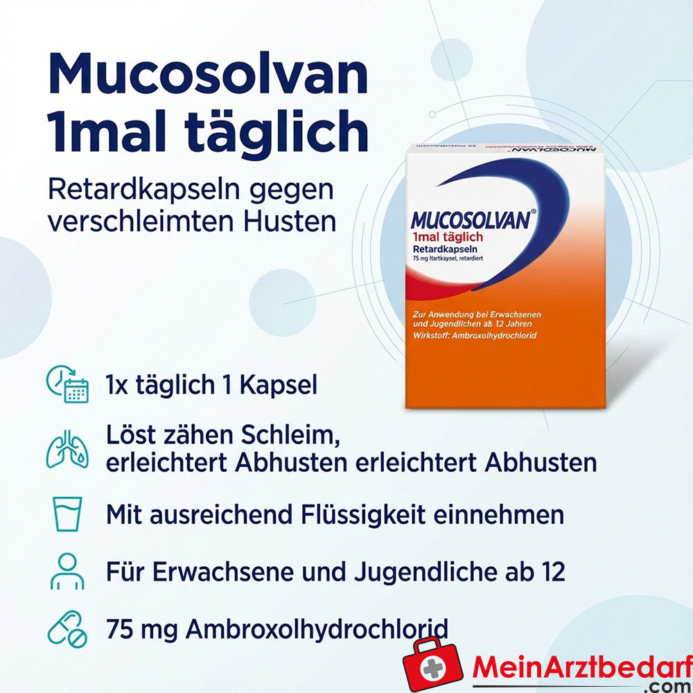 Mucosolvan 1-mal täglich Ambroxol Kapseln