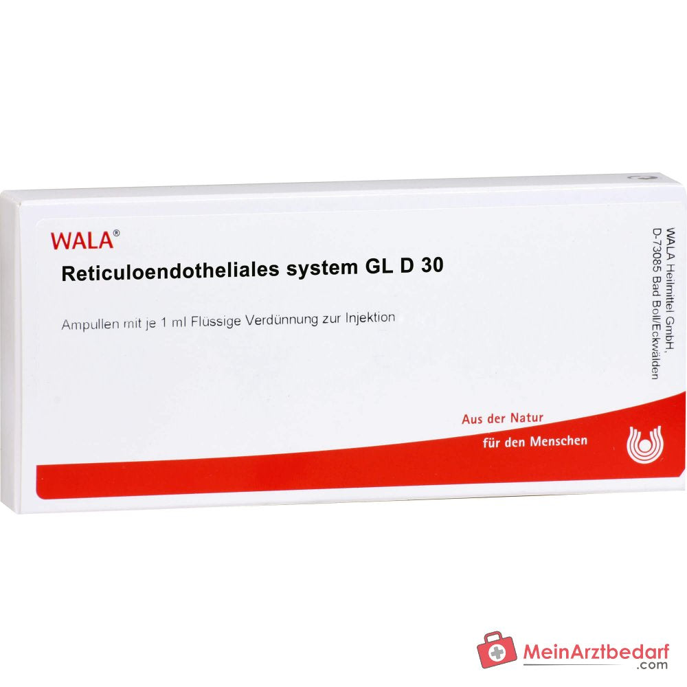 WALA Reticuloendotheliaal Systeem Gl D30 Ampullen, 10 x 1 ml