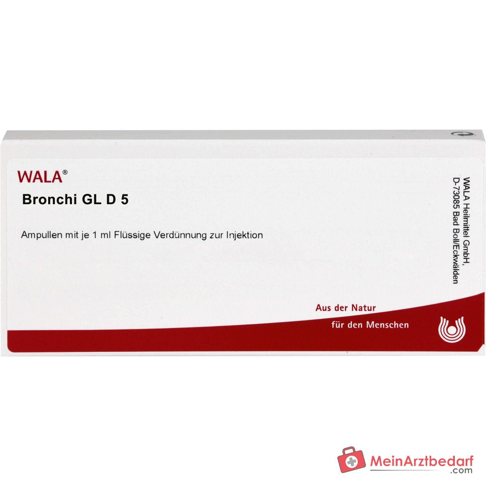 WALA Bronchi Gl D5 Bronchi bovis Gl Ampullen, 10 x 1 ml