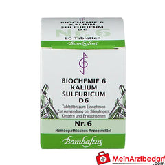 Bombastus Biochemie 6 Kalium sulfuricum D 6 Tabletten.