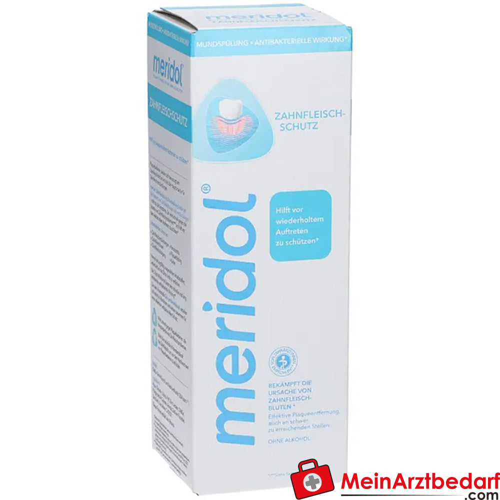 meridol Zahnfleischschutz antibakterielle Mundspülung, 400ml.