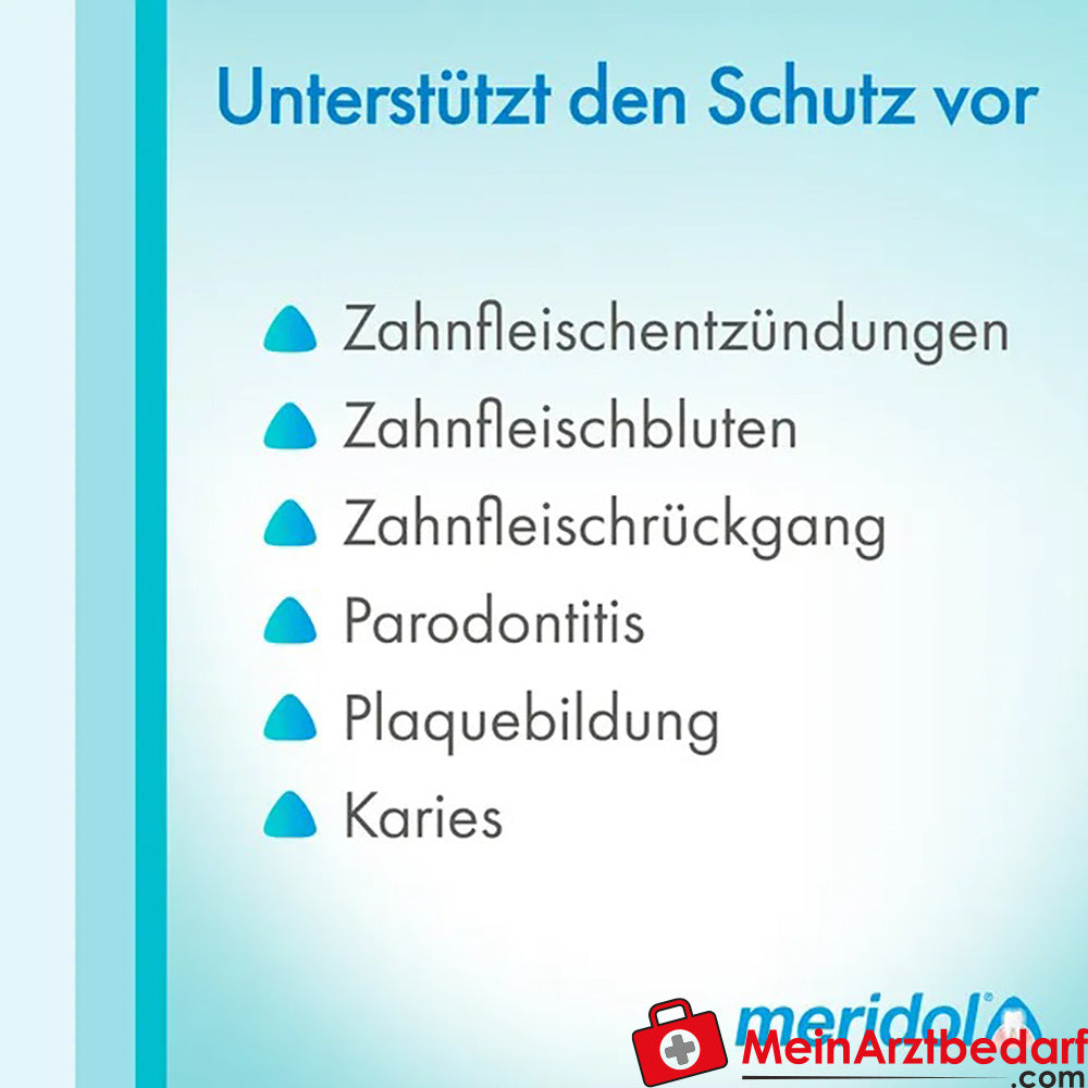 meridol Zahnfleischschutz antibakterielle Mundspülung, 400ml.