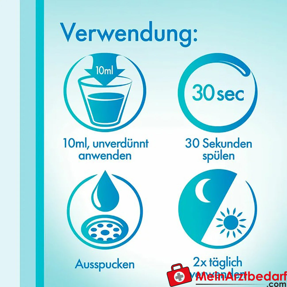 meridol Zahnfleischschutz antibakterielle Mundspülung, 400ml.