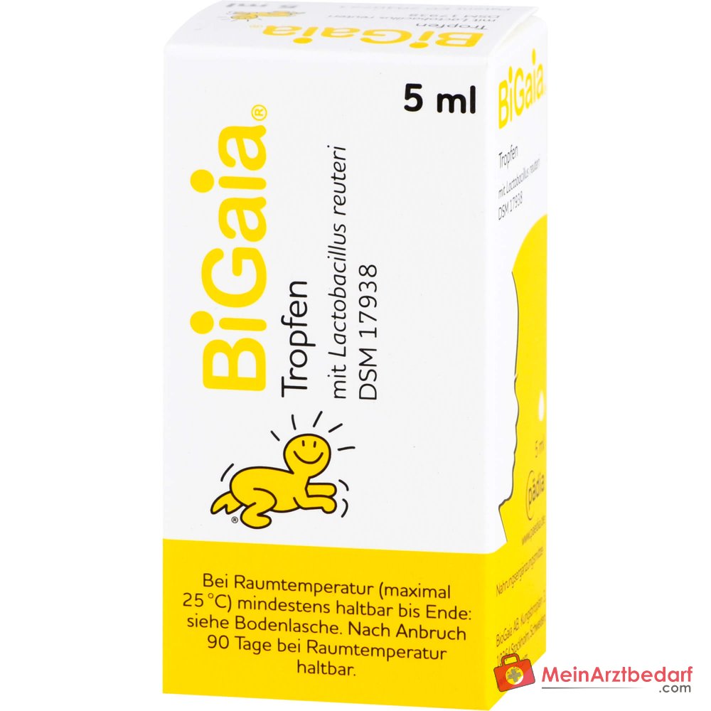 BiGaia Gocce probiotiche Lactobacillus reuteri DSM 17938 100 milioni di UFC/dose 1 confezione