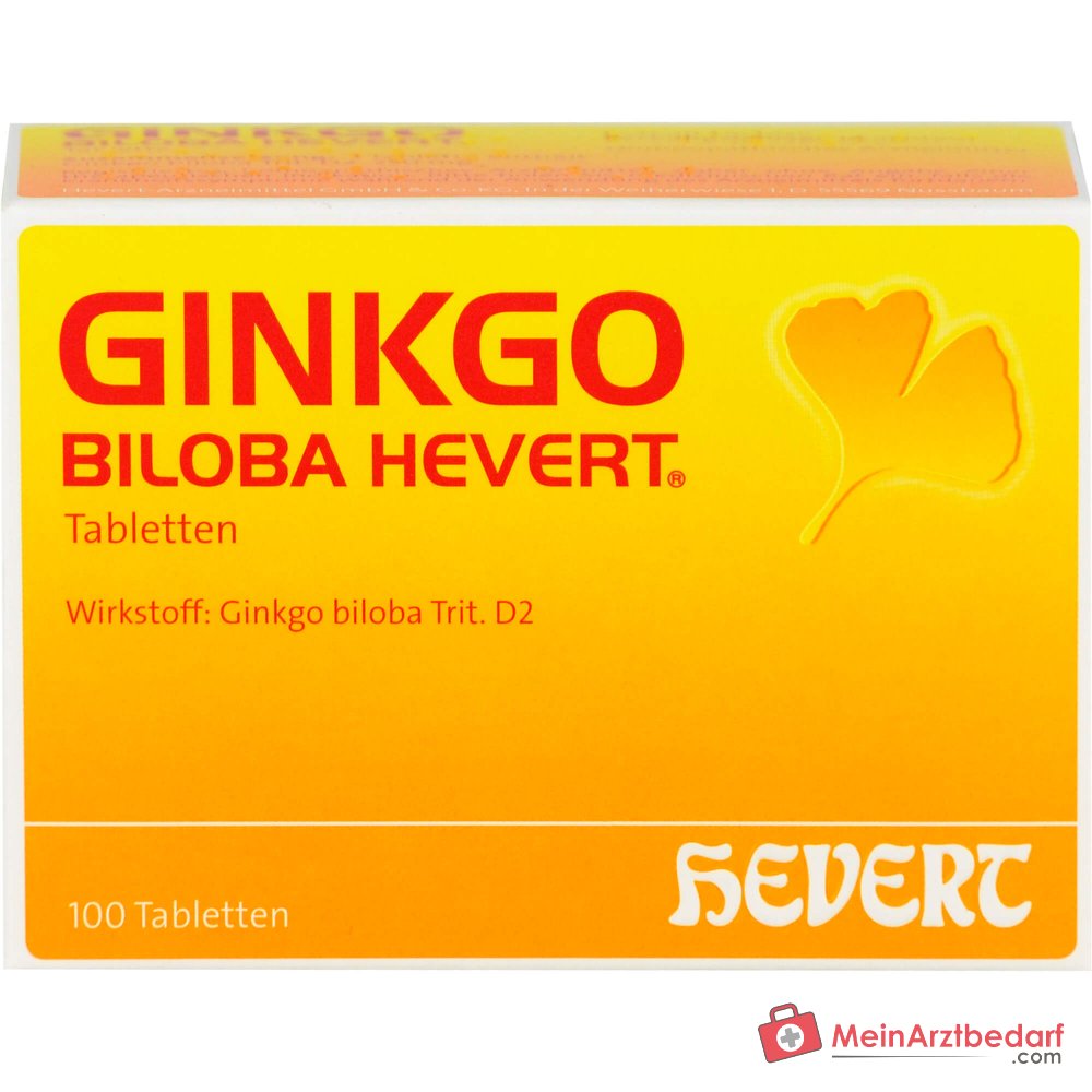 Tabletki Hevert Ginkgo Biloba, 100 szt.