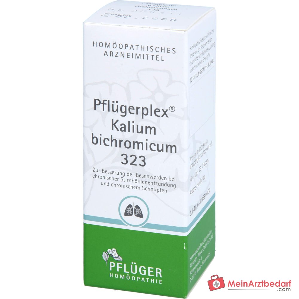 Pflügerplex Kalium bichromicum 323 homeopathisch geneesmiddel voor chronische sinusitis en chronische rhinitis