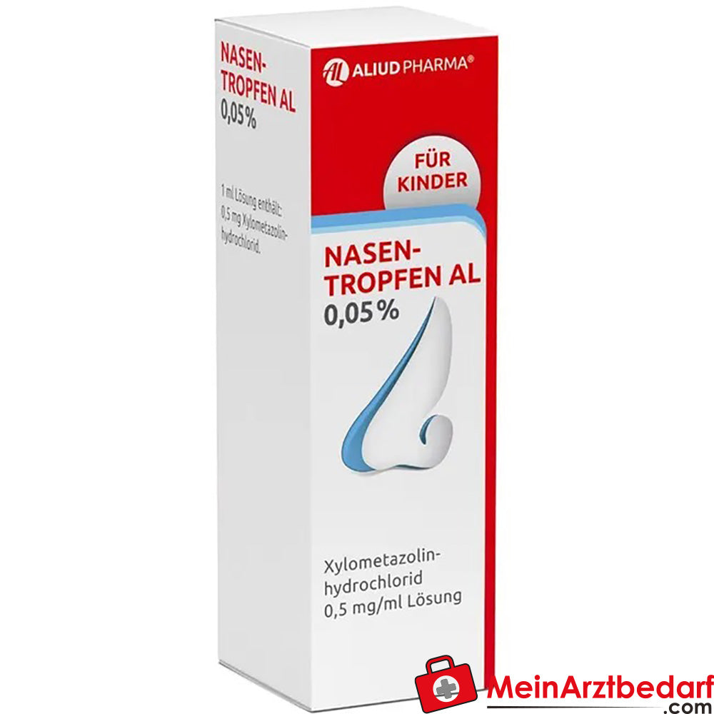 Nasentropfen AL 0,05 % bei Schnupfen.