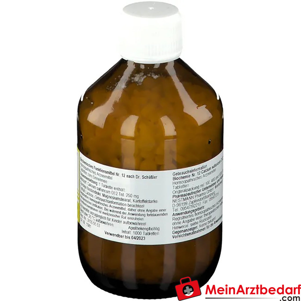 Biochemie 12 Calcium sulfuricum D 12 Tabletten.