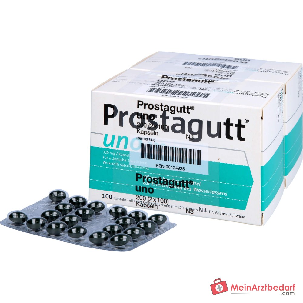 Prostagutt uno Sägepalmenfrüchte-Dickextrakt Kapseln