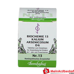 Bombastus Biochemie 13 Kalium arsenicosum D 6 Tabletten.