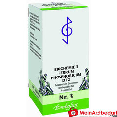 Bombastus Biochemie 3 Ferrum phosphoricum D 12 Tabletten.