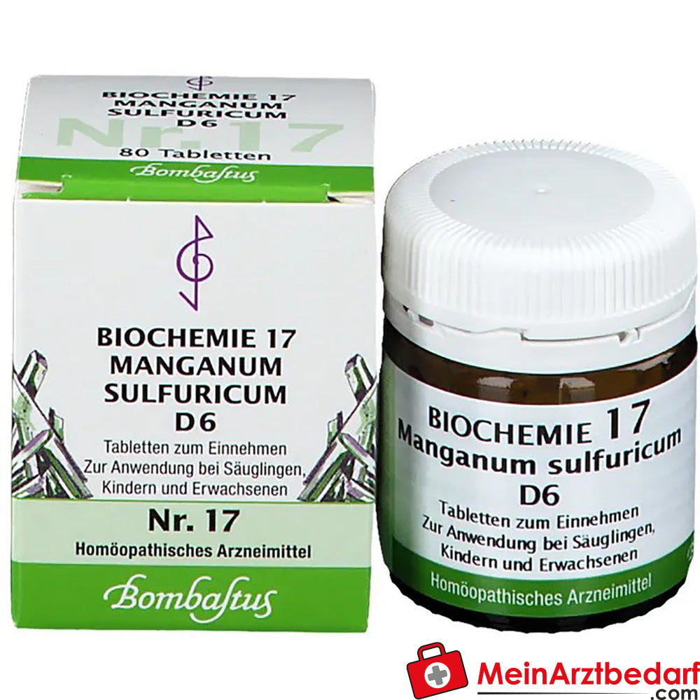 BIOCHEMIE 17 Manganum Sulfuricum D6.