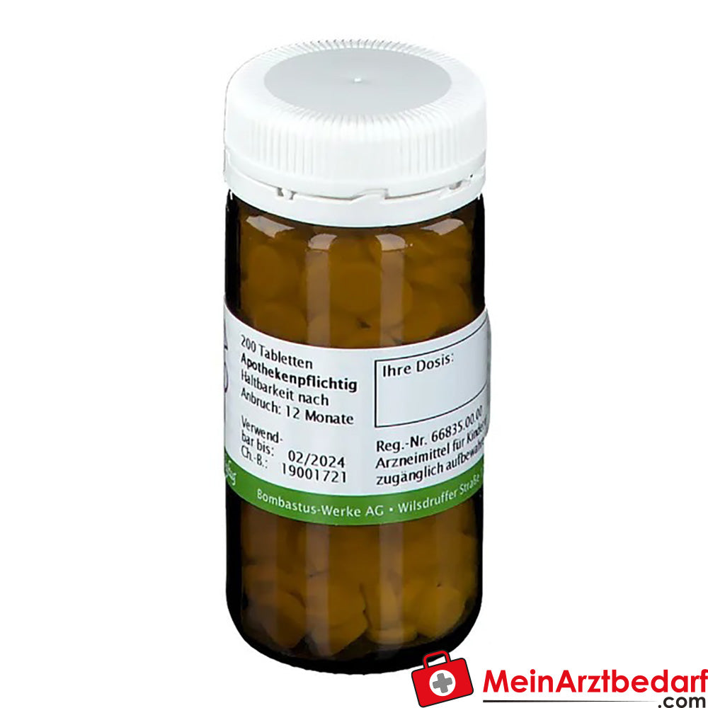 Bombastus Biochimica Potassio chloratum D6 250 mg compresse omeopatiche