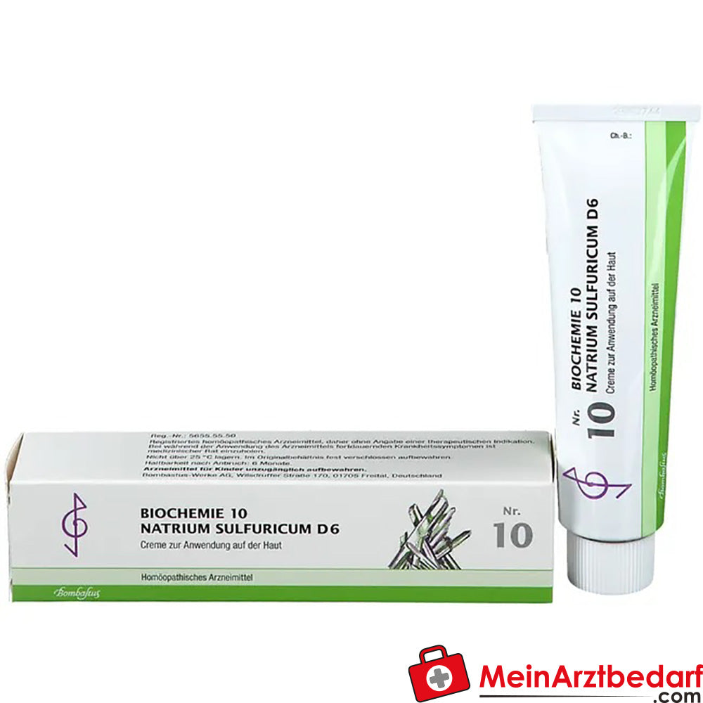 Bombastus Biochemie 10 Natrium sulfuricum D 6 Creme.
