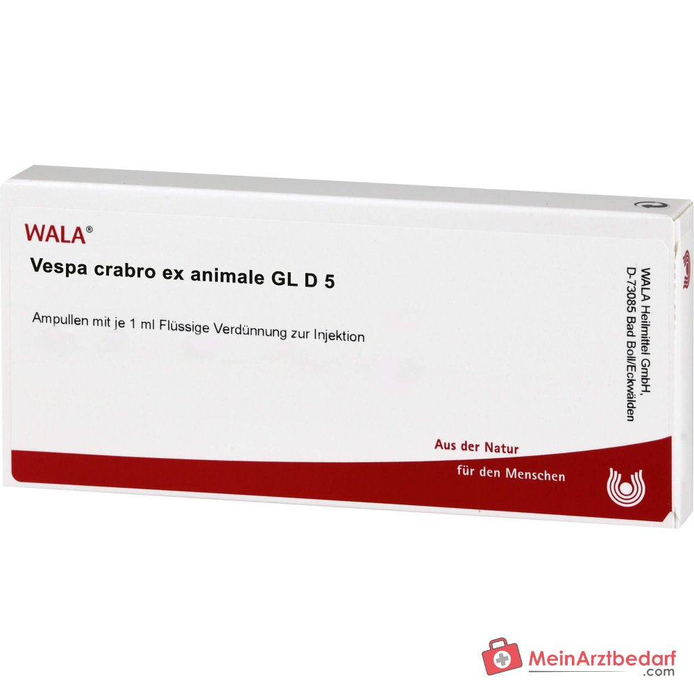 WALA Vespa Crabro ex animale Gl D5, 10 x 1 ml ampułki