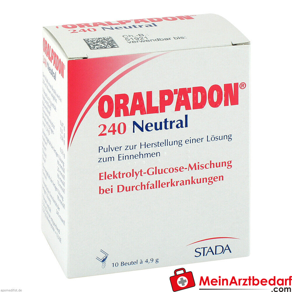 Oralpädon® 240 NEUTRAL Elektrolytepulver.