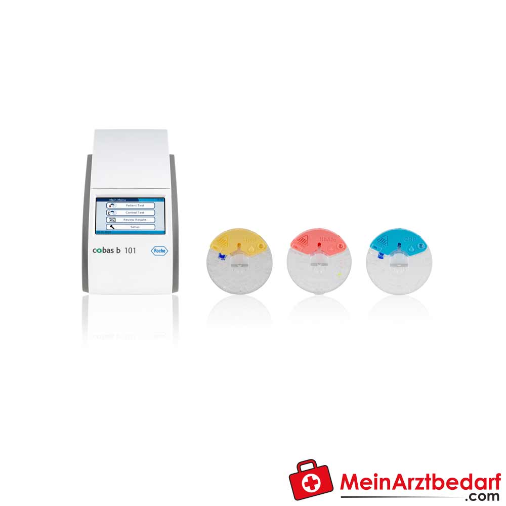 Roche cobas b 101 System zur Stoffwechseldiagnostik.