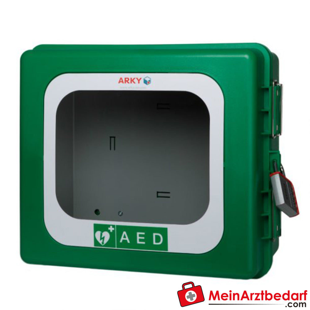 ARKY AED-Schrank für den Außenbereich.