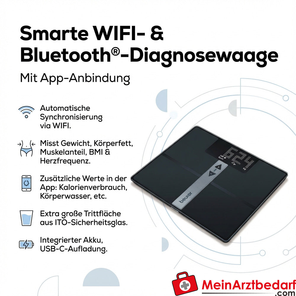 Báscula diagnóstica Beurer BF 980 WIFI