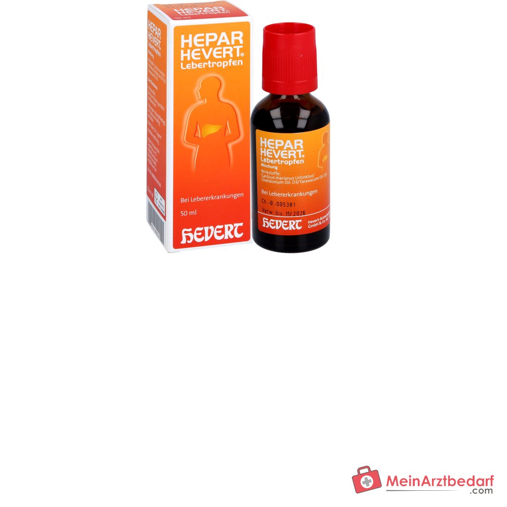 Hevert Hepar Hevert Krople wątrobowe, 50 ml