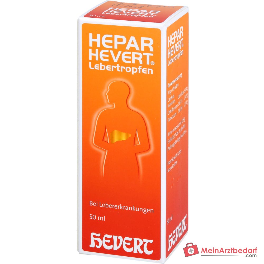 Hevert Hepar Hevert Krople wątrobowe, 50 ml