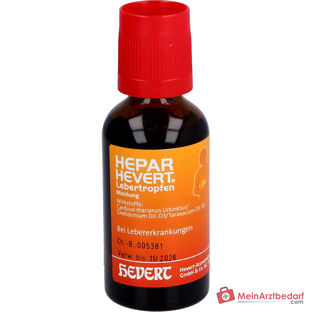 Hevert Hepar Hevert Krople wątrobowe, 50 ml