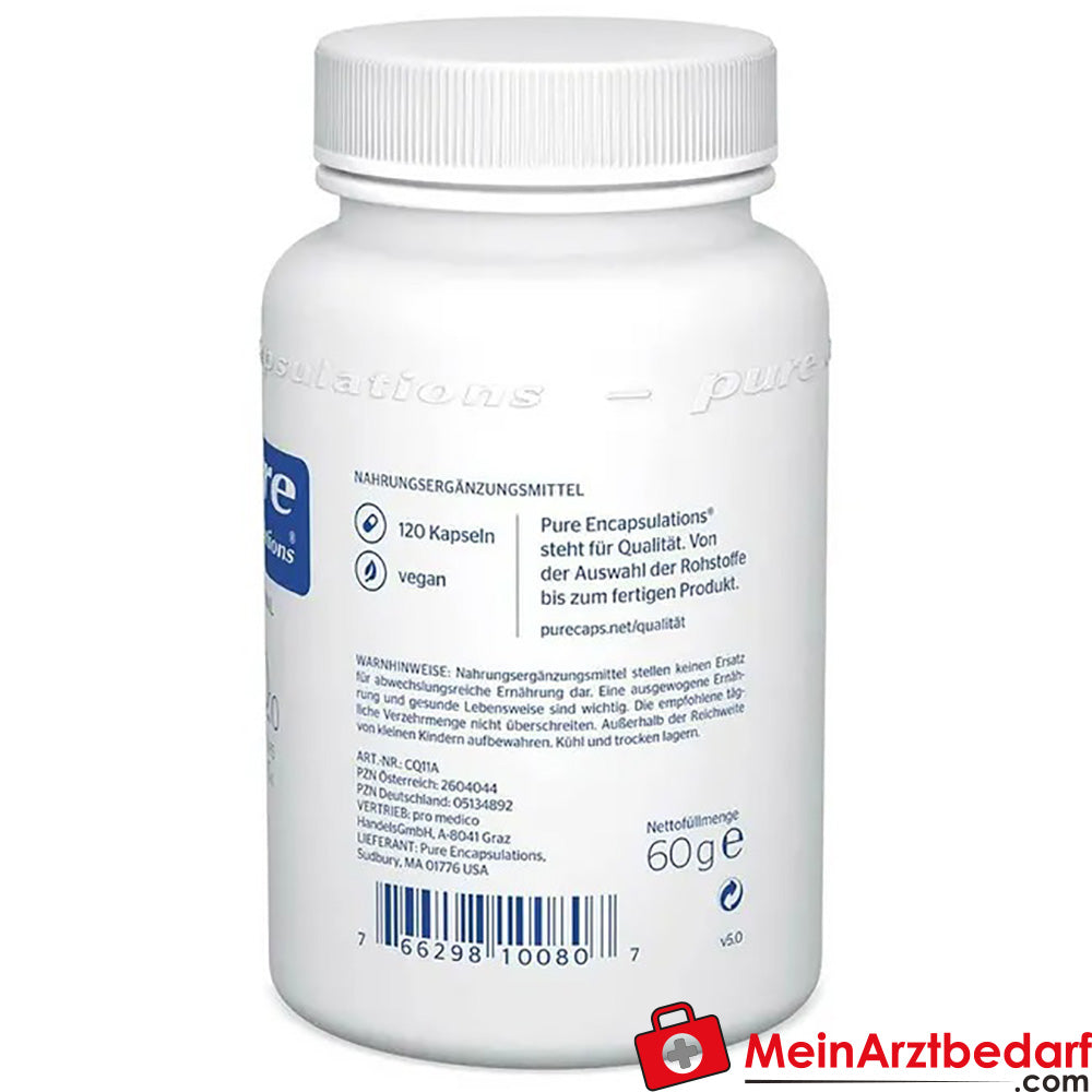 Pure Encapsulations® Coenzym Q10 120 Mg.