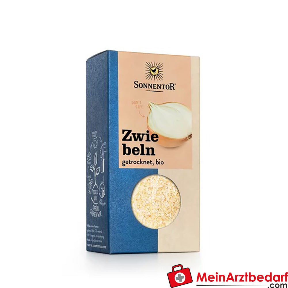 Sonnentor Bio Zwiebeln getrocknet.