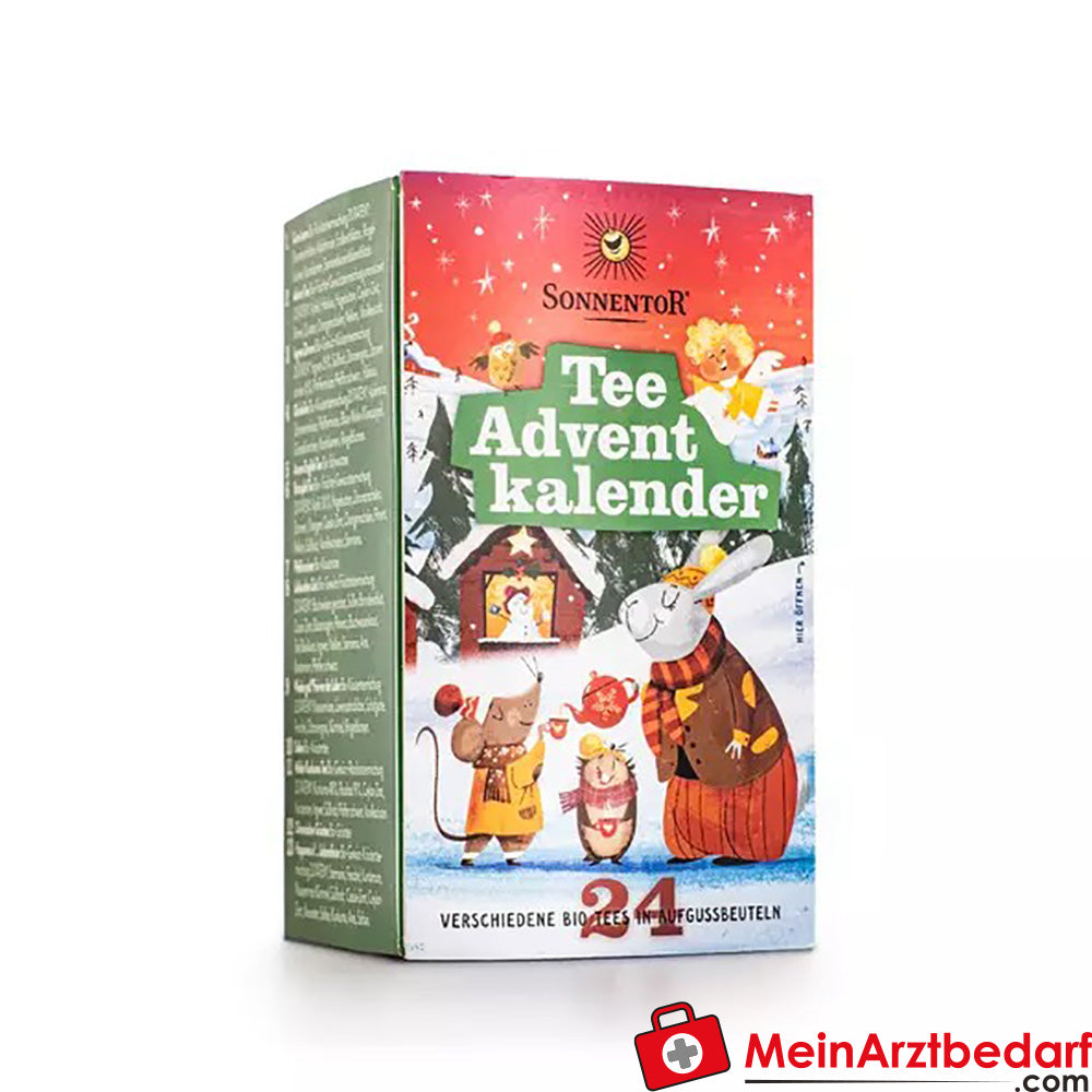Sonnentor Bio Tee Adventkalender 24 Aufgussbeutel.