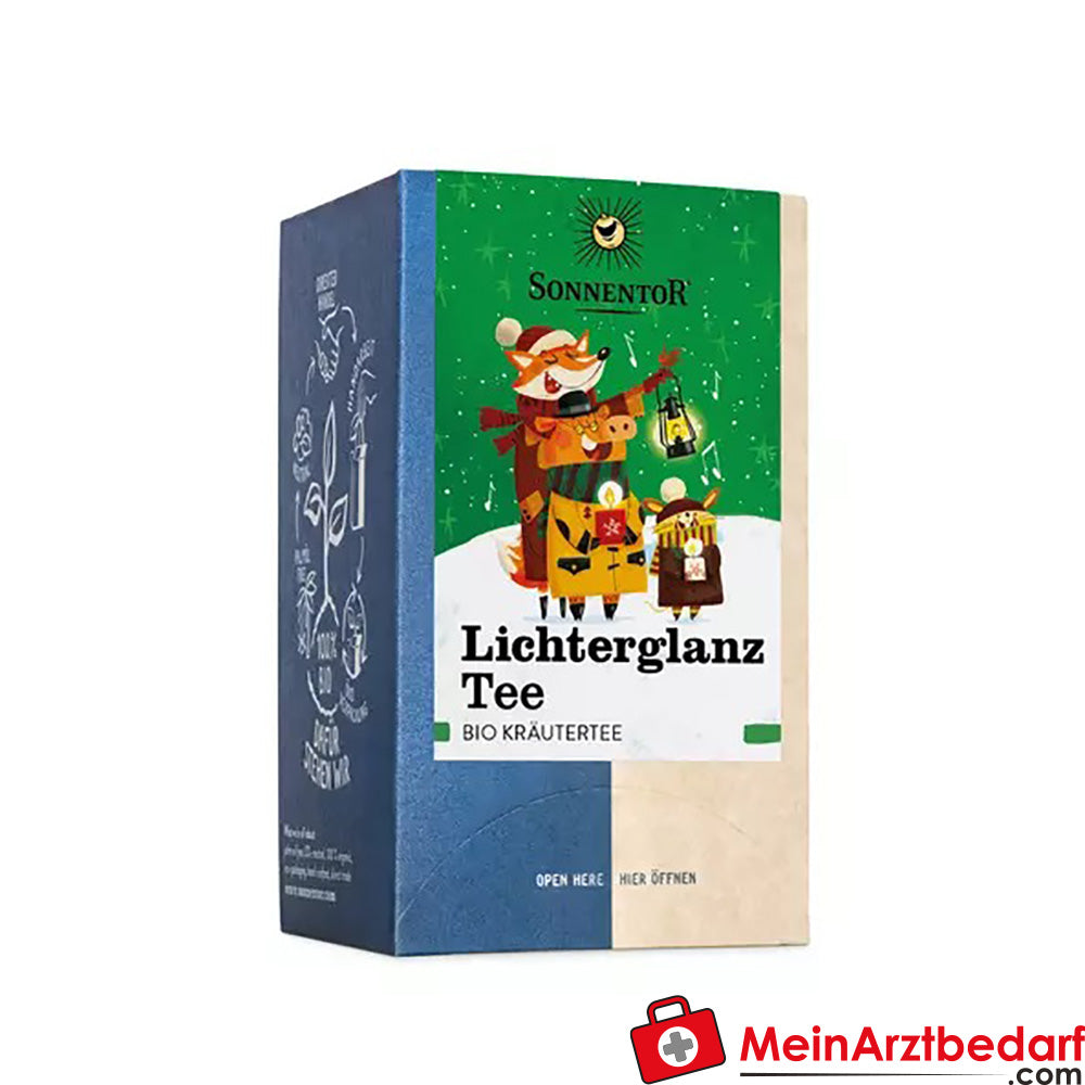 Sonnentor Bio Lichterglanz Kräutertee.