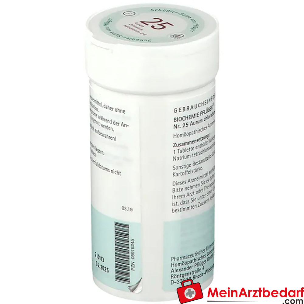 Biochemie Pflüger® Nr. 25 Aurum chloratum natronatum D6 Tabletten.