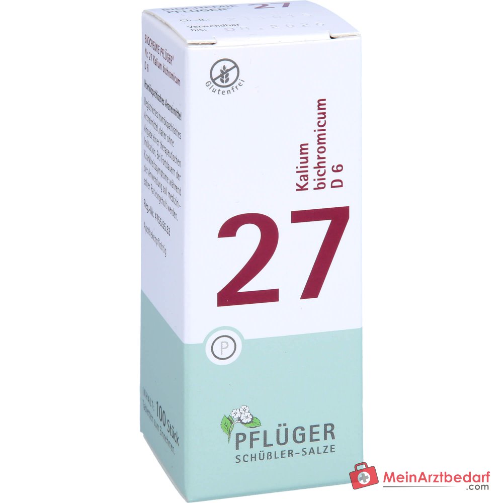 Biochemie Pflüger Nr. 27 Kalium bichromicum D6 Tabletten 100 Stück