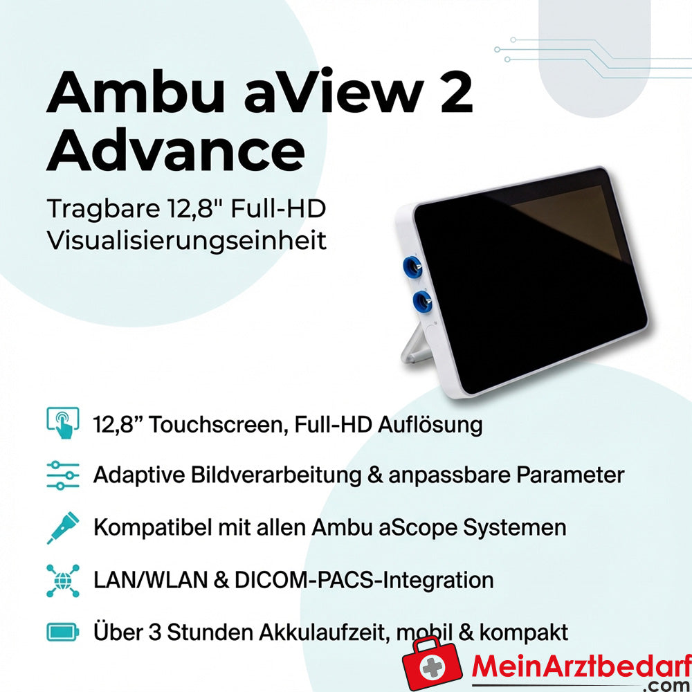 Przenośna jednostka wizualizacyjna Ambu aView 2 Advance 12,8
