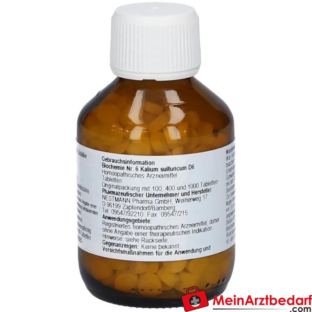 Biochemie 6 Kalium sulfuricum D 6 Tabletten.
