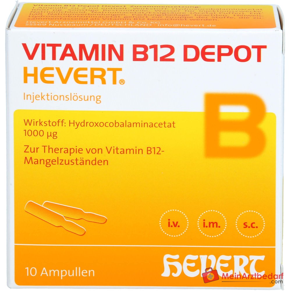 Hevert Vitamin B12 Depot, 10 Ampullen