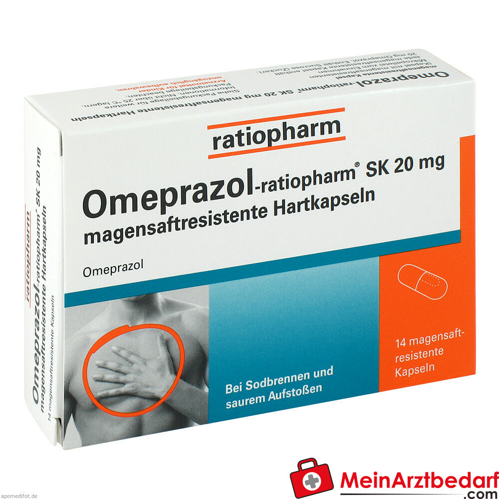 Omeprazol-ratiopharm SK 20mg.