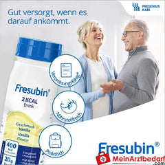 Fresubin 2 kcal Trinknahrung Neutral | Aufbaukost & Nahrung mit Vitamin D für mehr Energie, 4 x 200ml.