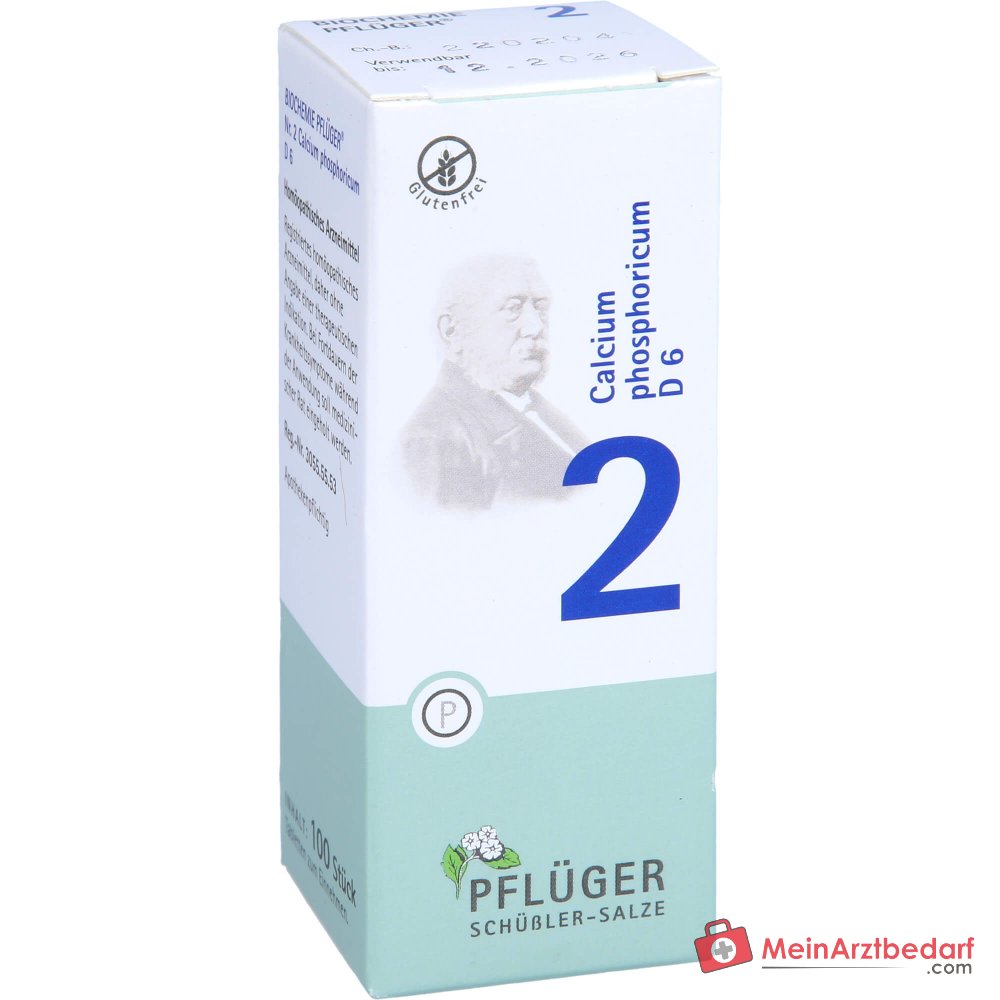 Pflüger Biochemie Nr. 2 Calcium phosphoricum D6 Tabletten, 100 St.